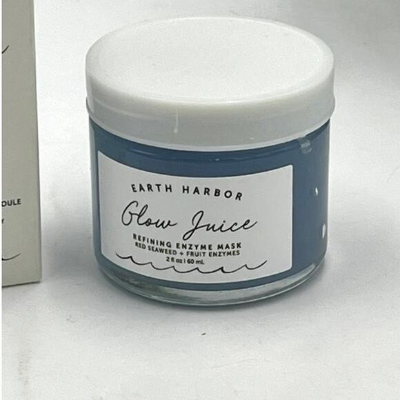 Earth Harbor MARINA Biome Brightening Ampoule w/ GLOW JUICE Refining Enzyme Mask - Picture 2 of 6